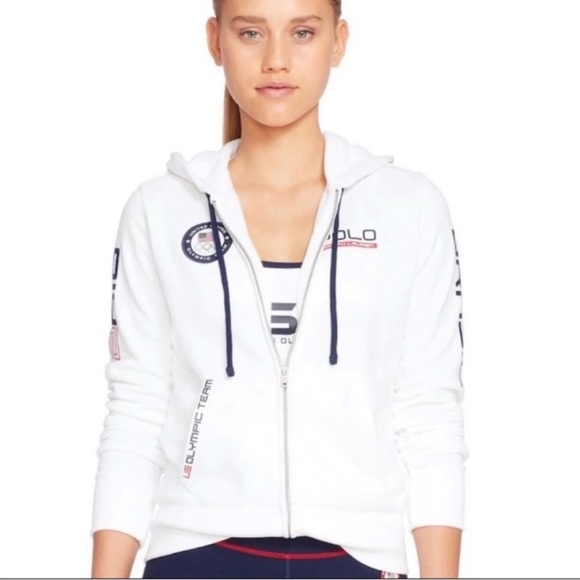 NWT Polo Ralph Lauren USA Olympic Team Zip Up Sz XL Women’s - Picture 1 of 10